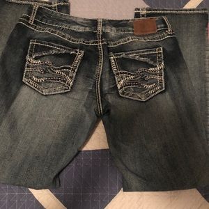 MAURICES ladies bootcut jeans size 11/12 short.